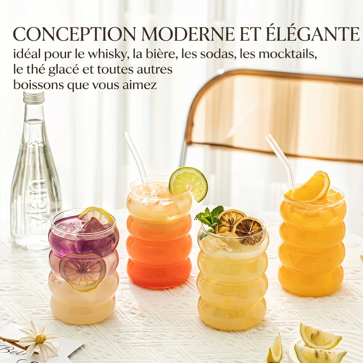 Verres ondulés